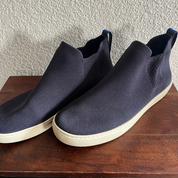 Blue High Top Rothy’s Sneaker. - Picture 3 of 3